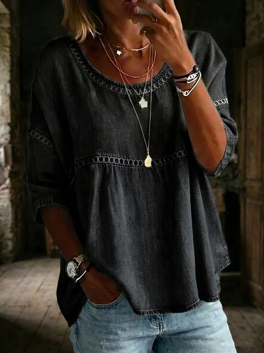 New Arrivals🔥 Women's Vintage Casual Loose Linen Blouse Shirt