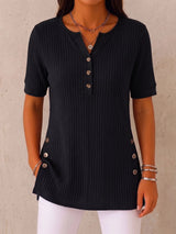 CLEARANCE SALE🔥 The Ultimate Everyday Soft-Ribbed Split-Hem Henley